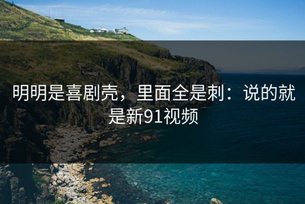 明明是喜剧壳，里面全是刺：说的就是新91视频