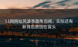 51网网址风波表面像旧闻，实际还有新背后原因在冒头