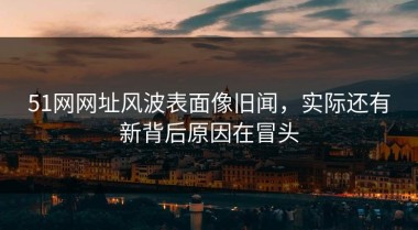 51网网址风波表面像旧闻，实际还有新背后原因在冒头
