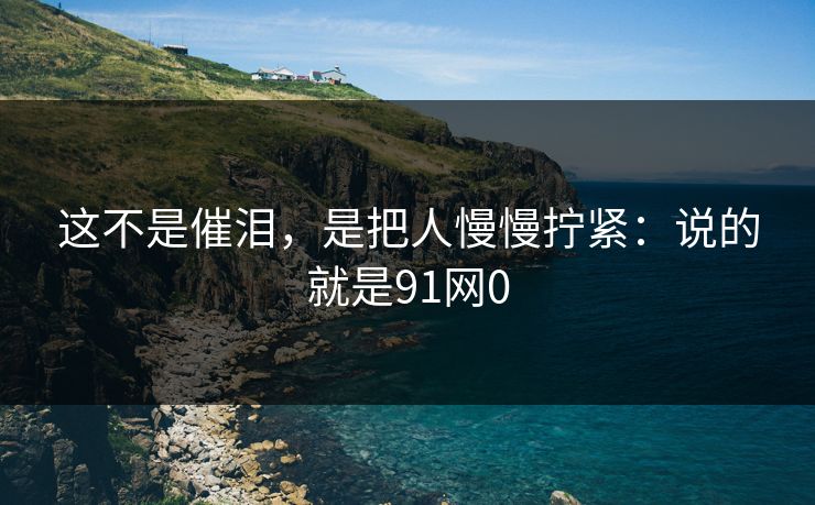 这不是催泪,是把人慢慢拧紧:说的就是91网0 这不是催泪,是把人慢慢拧紧:说的就是91网0