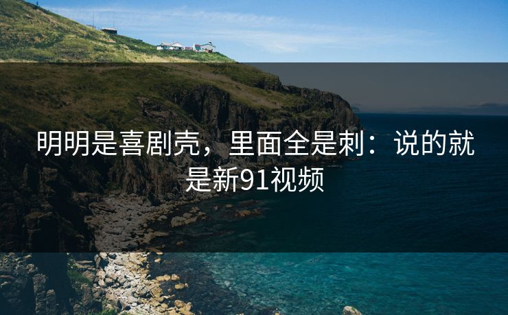 明明是喜剧壳,里面全是刺:说的就是新91视频 明明是喜剧壳,里面全是刺:说的就是新91视频